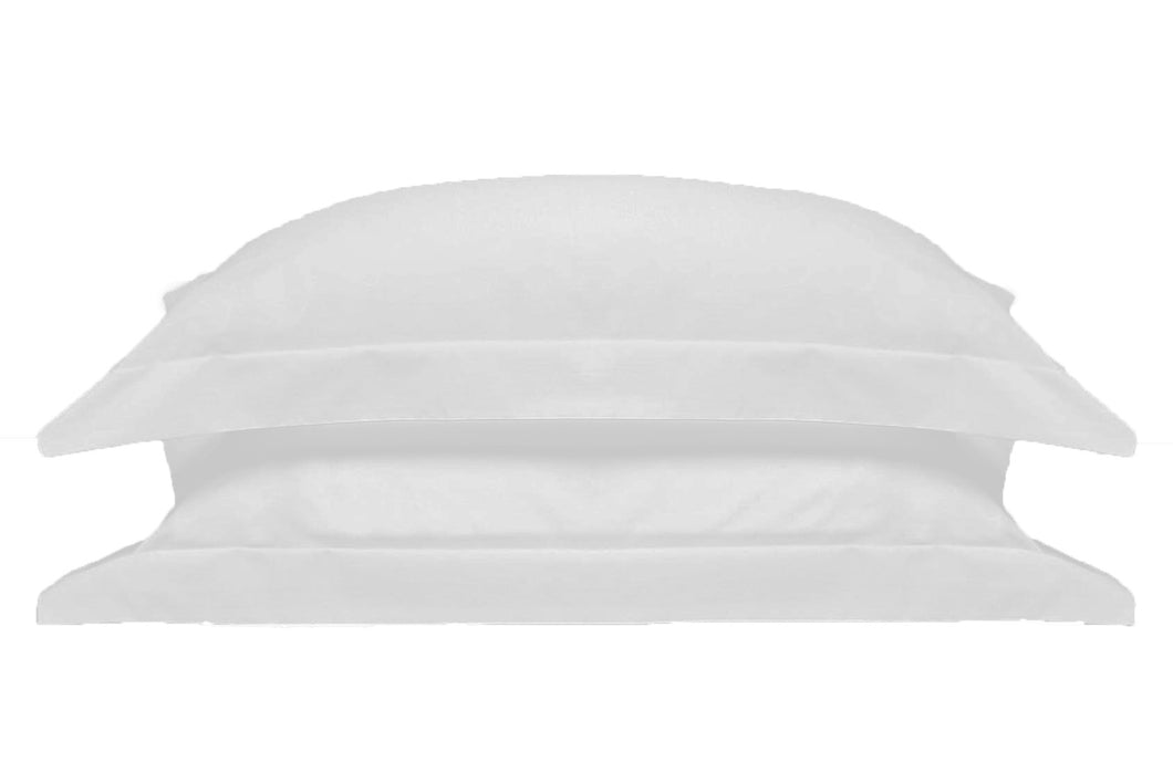 Ivory White 100% Pure Mulberry Silk Oxford Style Pillowcase