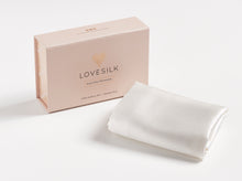 Ivory White 100% Pure Mulberry Silk Oxford Style Pillowcase