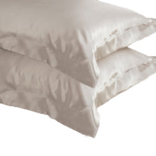 Latte 100% Pure Mulberry Silk Oxford Style Pillowcase