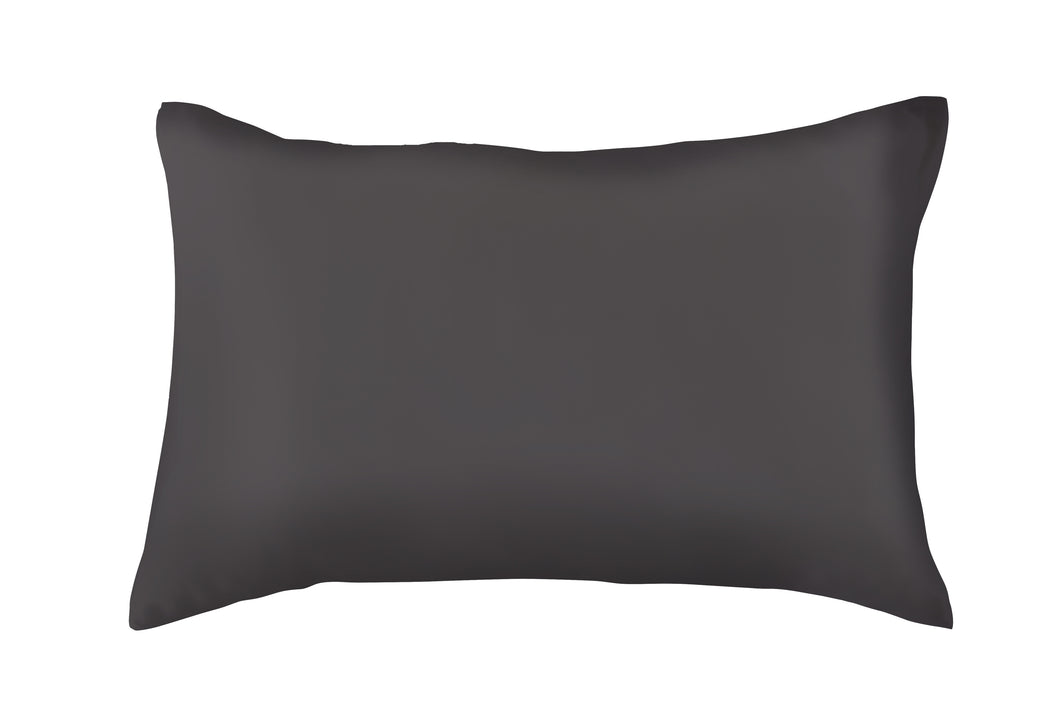 King Size Charcoal 100% Pure Mulberry Silk Pillowcase