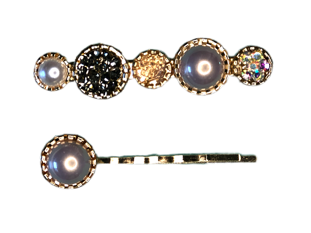 Mix & Match Pearl Hair Clip Pack - Pearl White