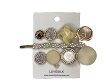 Mix & Match Pearl Hair Clip Pack - Ivory