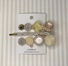 Mix & Match Pearl Hair Clip Pack - Ivory
